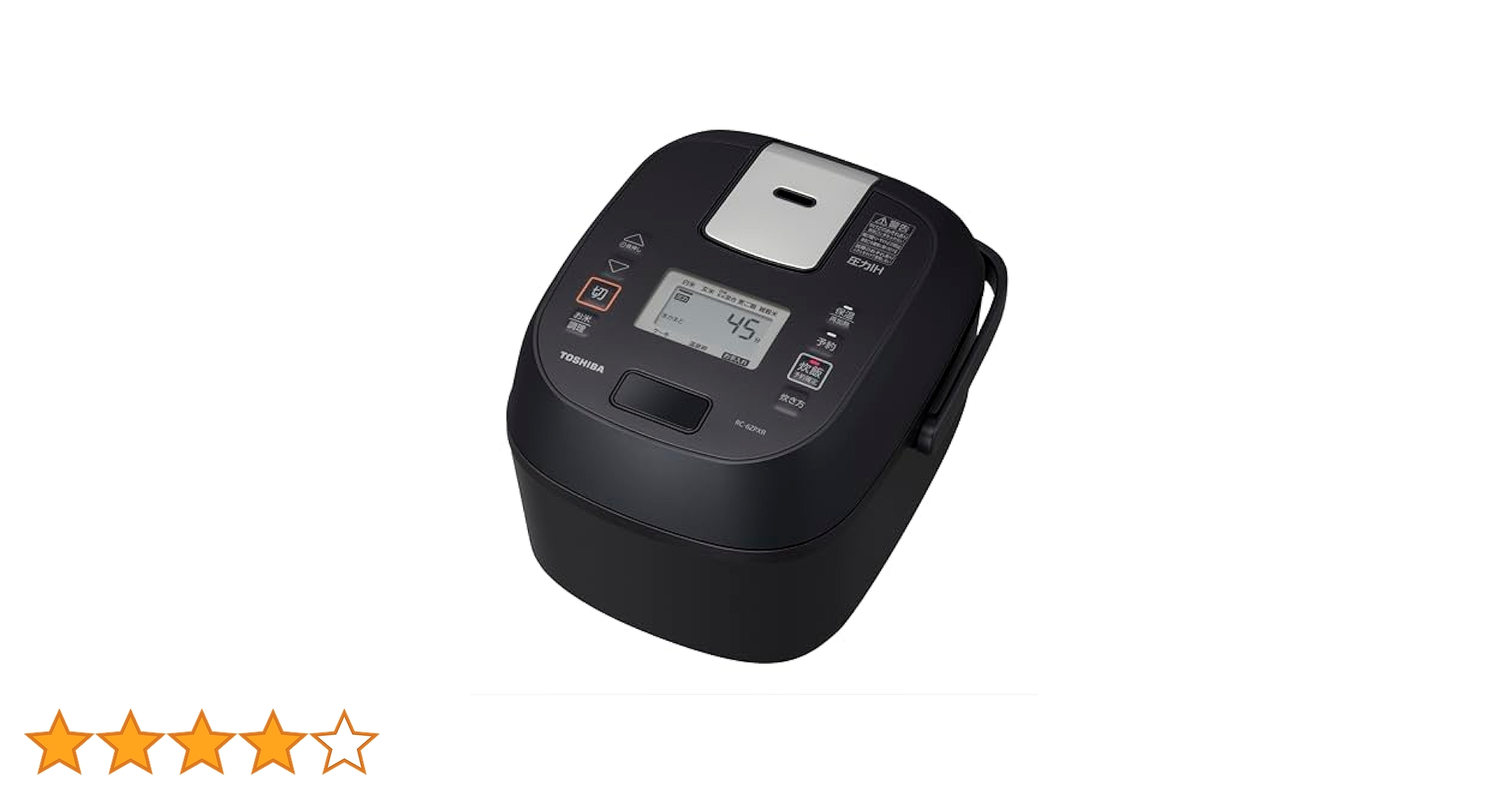Amazon | TOSHIBA(東芝) 炊飯器 3.5合 RC-6ZPXR(K) ブラック